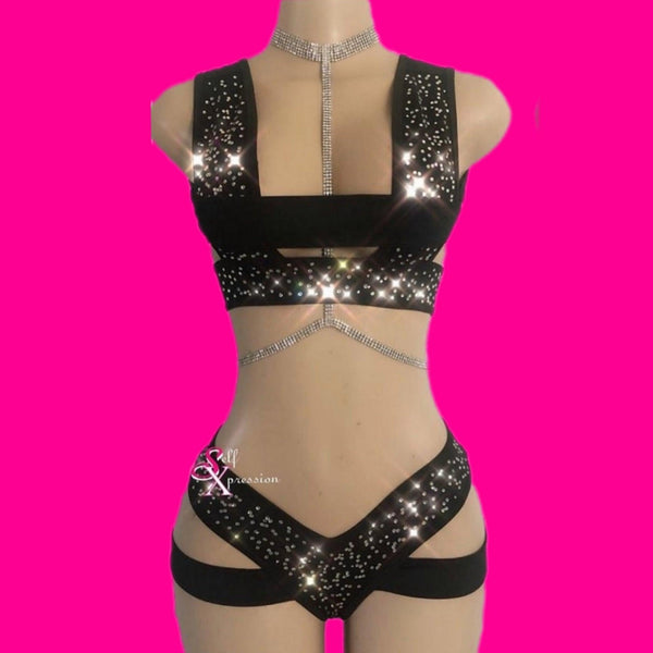 exotic dancer dresses Exotic Sequin Lace Dress – Dance Sophisticates main image 1