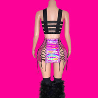 Malibu| Holographic Skirt