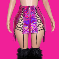 Malibu| Holographic Skirt