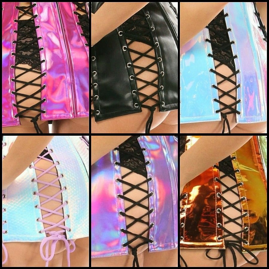 Malibu| Holographic Skirt