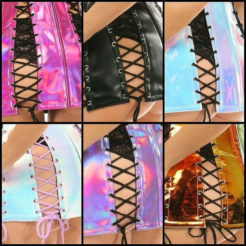 Malibu| Holographic Skirt