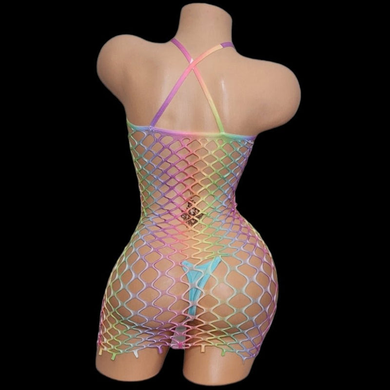 Pastel| Netted Dress