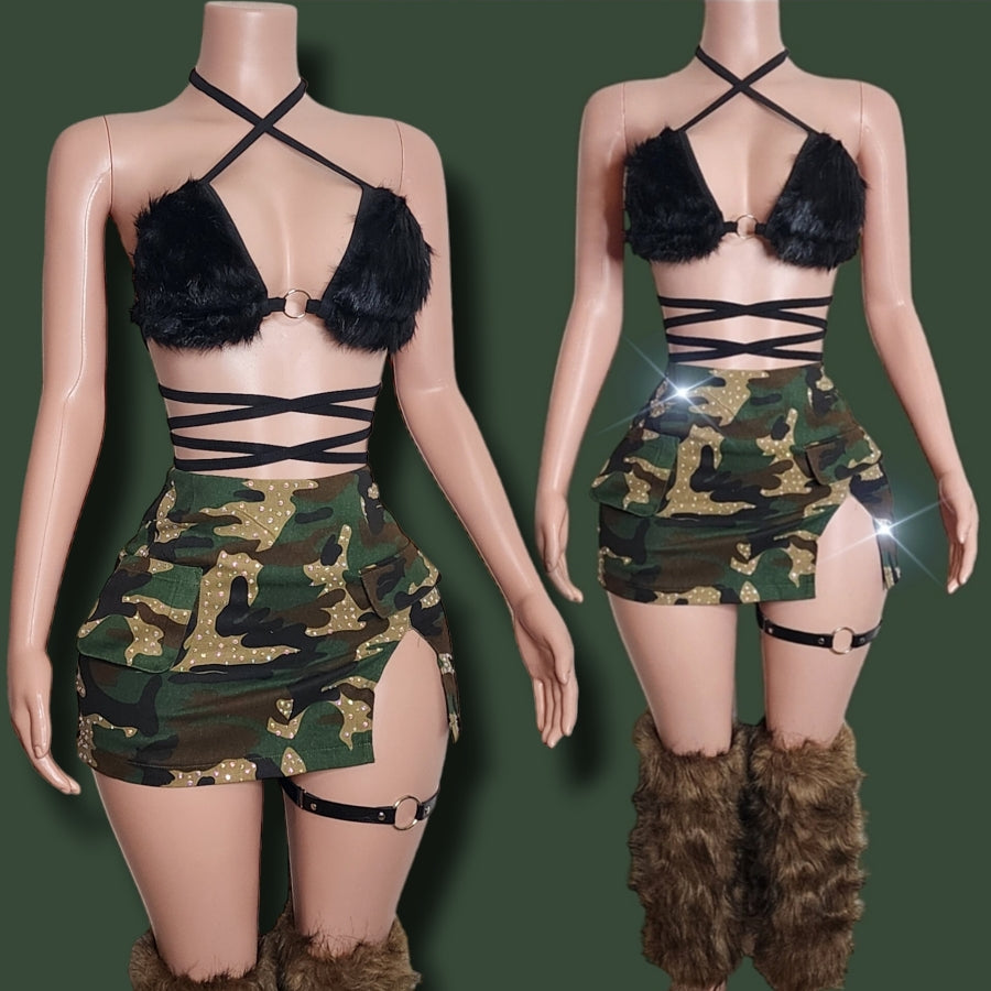 No Announcement| Skirt Set