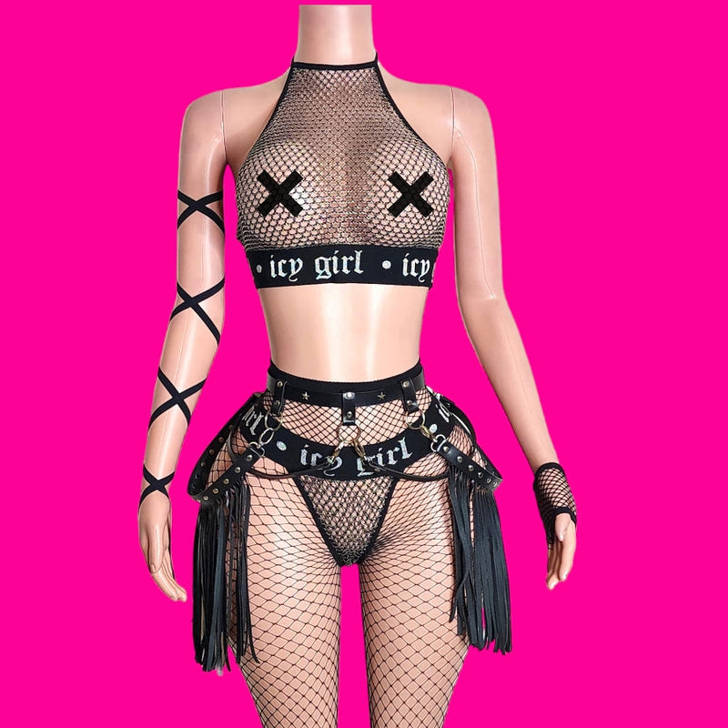 Icy Girl| Halter Top & Panty