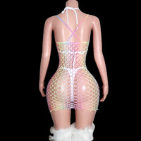 Pastel| Netted Dress