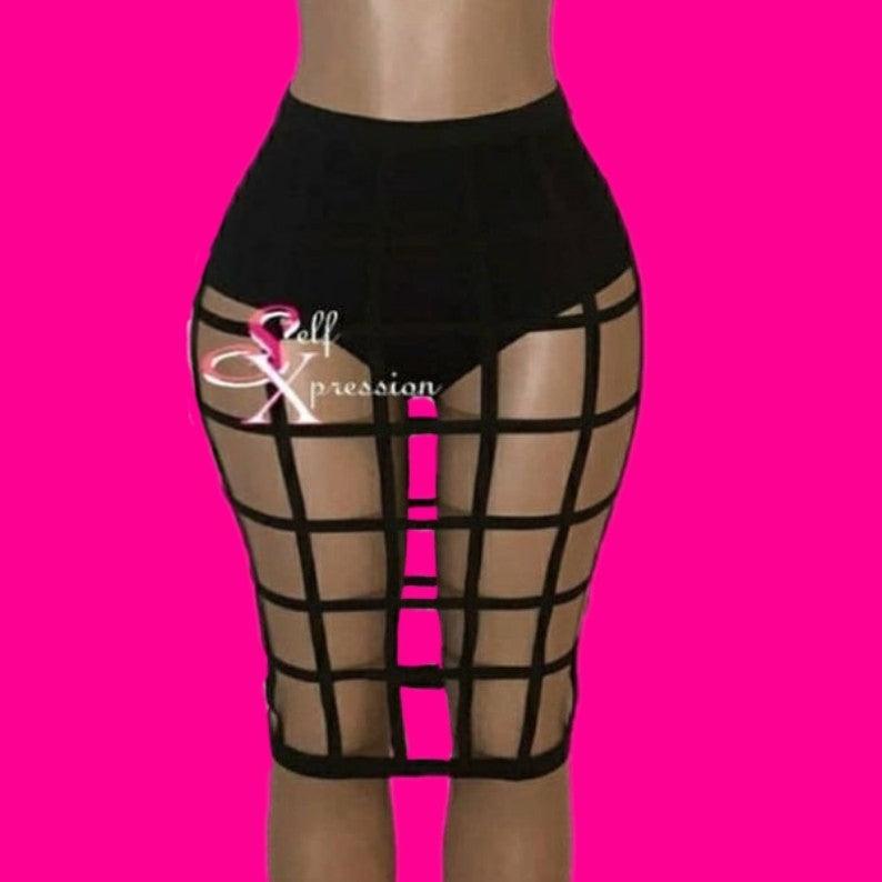 Woo| Bandage Skirt - SELF Xpression