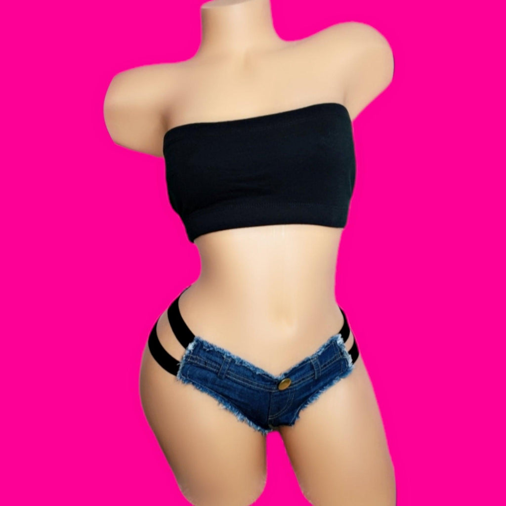 In Those Denim| Bandeau Set - SELF Xpression