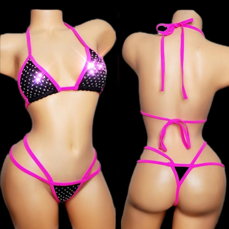 Rude Girl| Exotic Bikini Rave Wear Dance Wear - SELF Xpression
