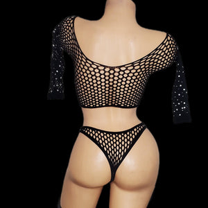 Sexy AF| Fishnet Bodysuit - SELF Xpression