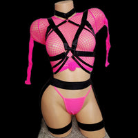 Savage| Fishnet Harness Set - SELF Xpression