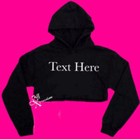 CUSTOM| Crop Hoodie II - SELF Xpression
