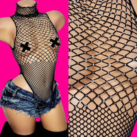 Dont Be Shiesty| Fishnet Bodysuit