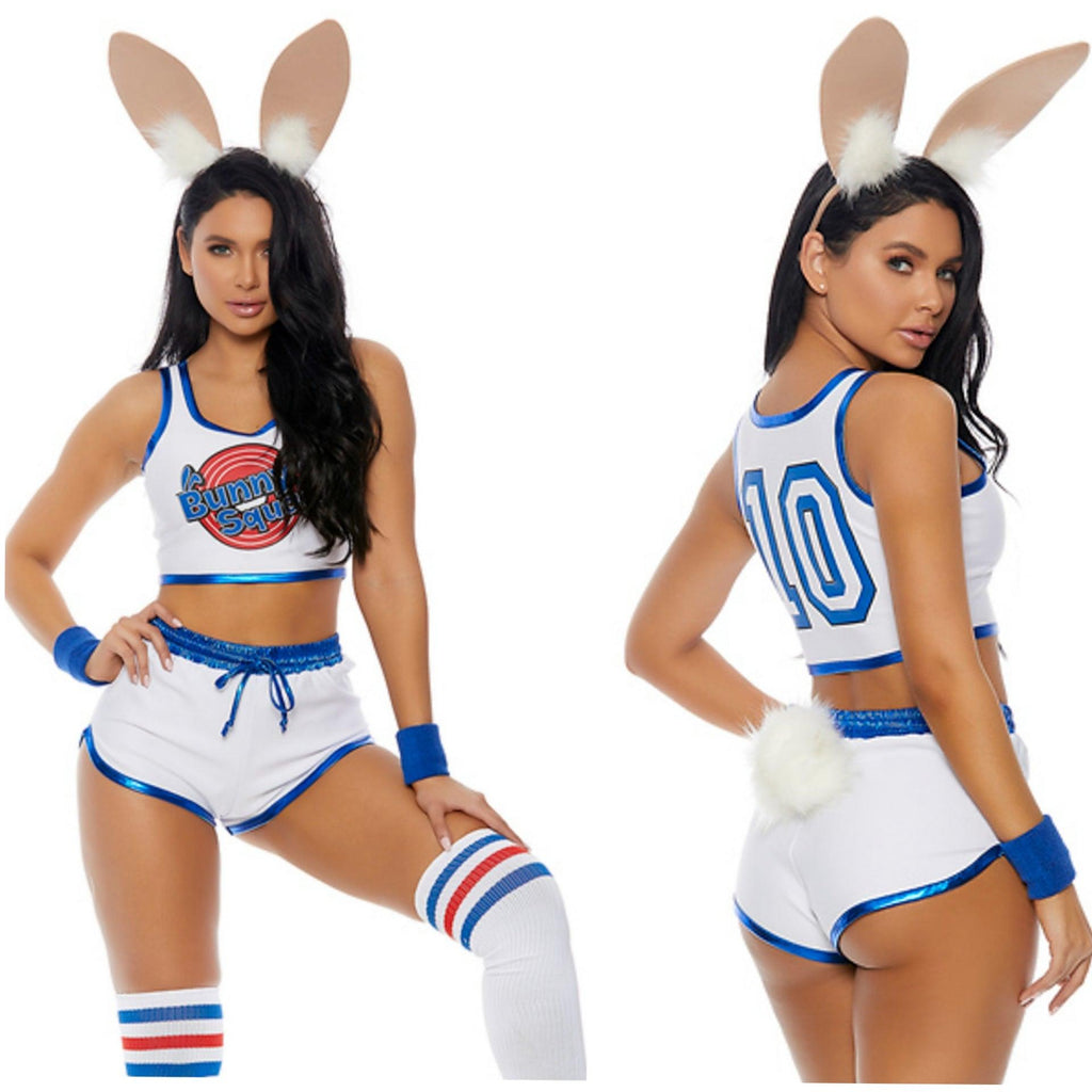 Sexy Bunny Basketball Cheer Halloween Costume - SELF Xpression