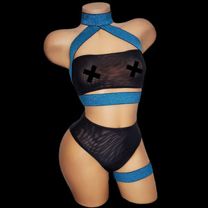 Candice| Mesh Bandeau Set - SELF Xpression