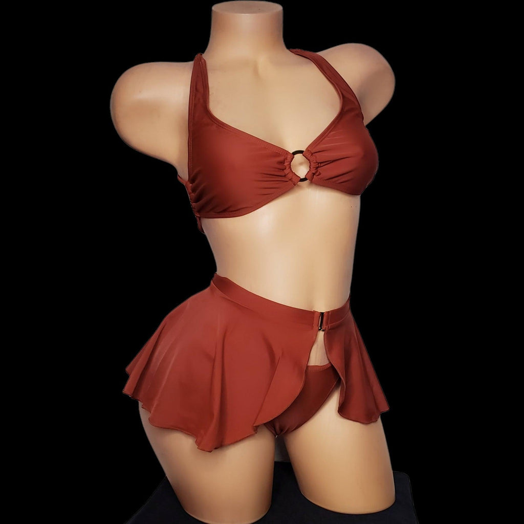 Daydream II| Exotic Bikini Mini Skirt Set - SELF Xpression