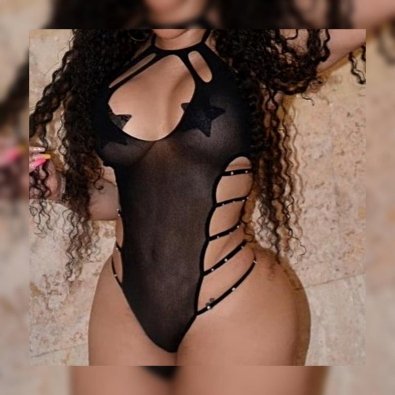 Remy| Cutout Thong Bodysuit - SELF Xpression