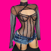 Shame On You| Fishnet Bodysuit