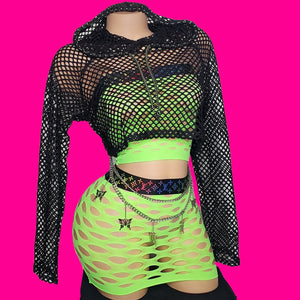 Pretty Cute III| Exotic Rave Skirt Set