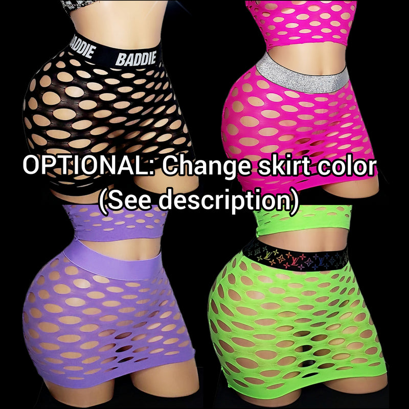 Ying Yang| Exotic Rave Skirt Set