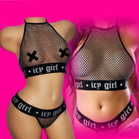 Icy Girl Halter Top & Panty