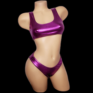 Island Girl|  Metallic Rave Dance Set - SELF Xpression