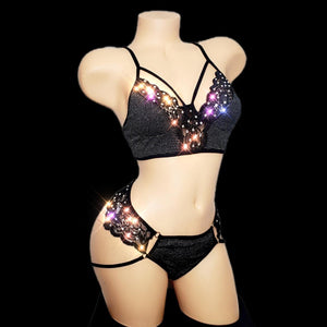 Cobra| Exotic Rhinestones Lingerie - SELF Xpression