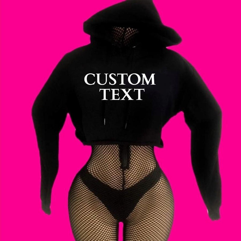 CUSTOM| Crop Hoodie II - SELF Xpression