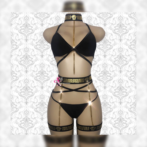 Exotic Bandage Garter Belt Rave Wear Stripper Clothes BDSM| SELF XPRESSION Exotic Bandage Garter Belt Rave Wear Stripper Clothes BDSM| SELF XPRESSION