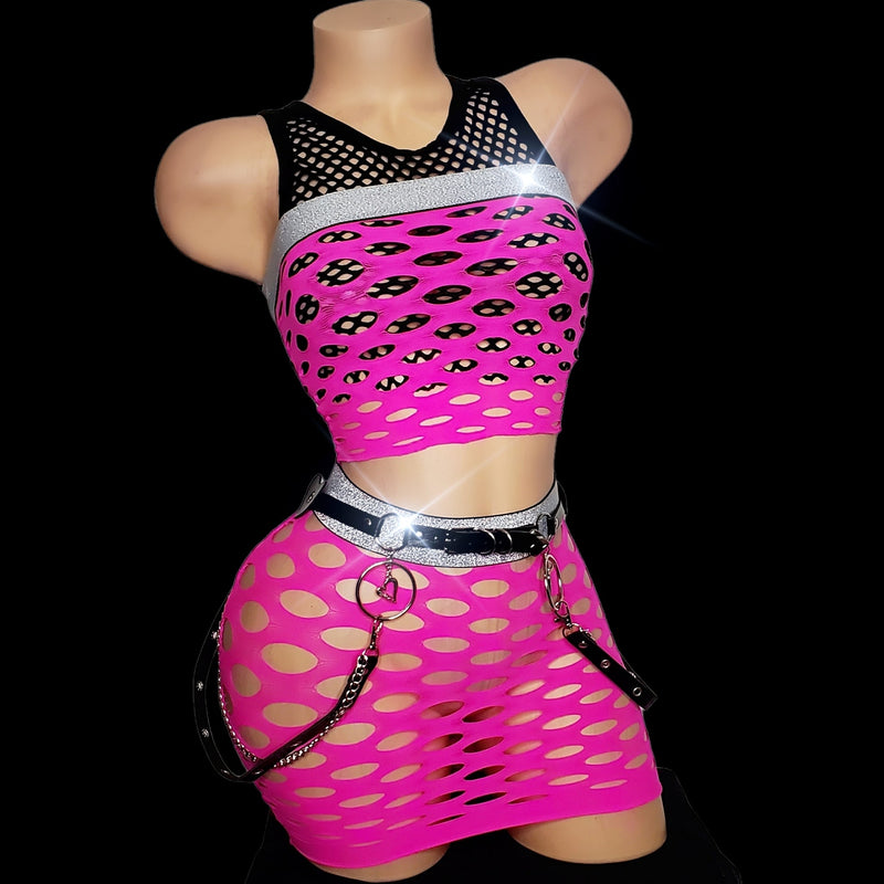 Pretty Cute II| Exotic Rave Skirt Set