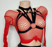 Savage| Fishnet Harness Set - SELF Xpression